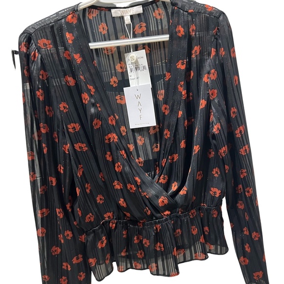 W. A. Y. F. Tops - Woman's sheer top